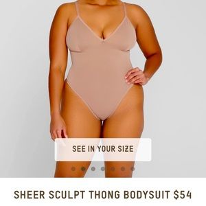 SKIMS Thong body suit